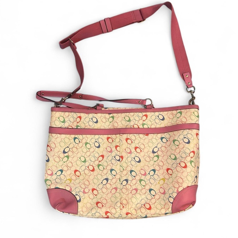 Stylish Pink and Multicolor Women's Bag - Picture 2 of 5